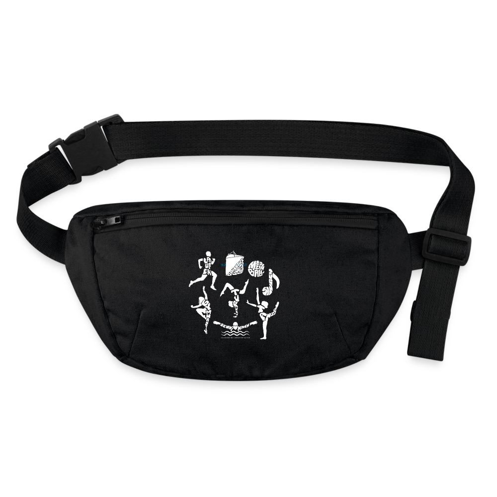 TGM/TGW black - recycelte Gürteltasche - Schwarz