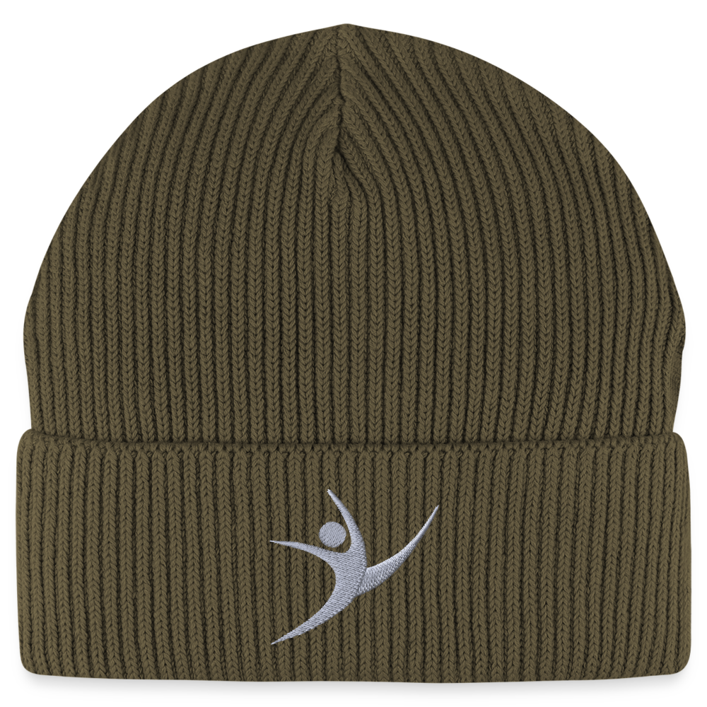 Turnfestfigur - Unisex Bio Beanie - Khaki