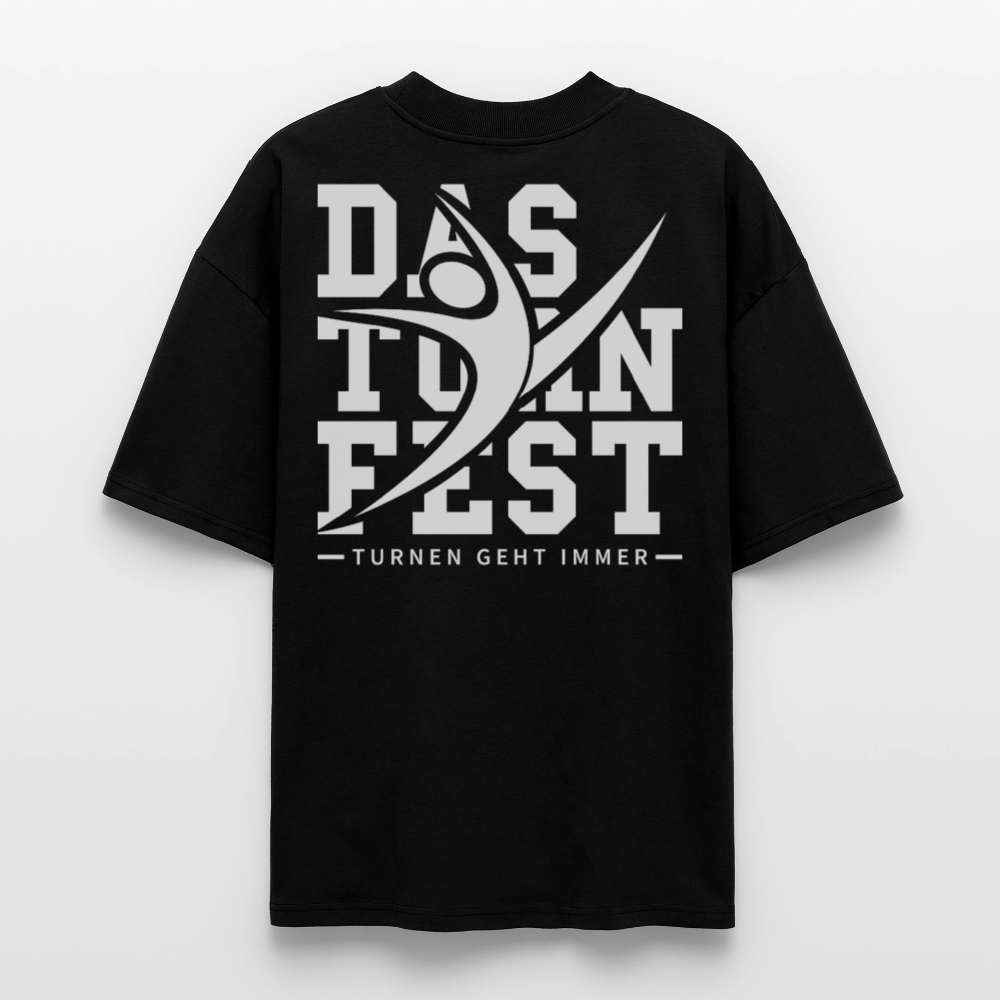 Das Turnfest - Oversized T-Shirt - Schwarz
