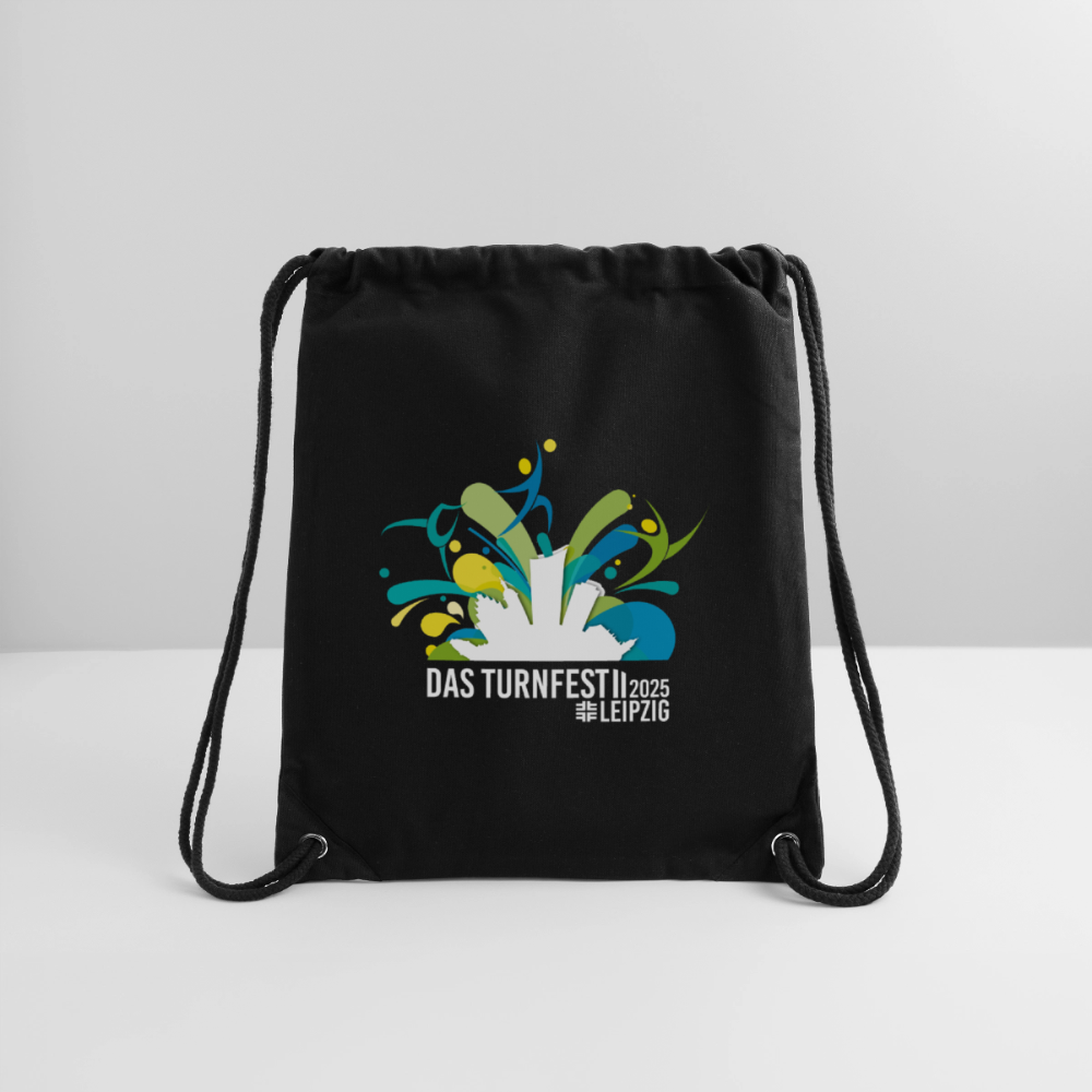 TGM/TGW - recycelter Gym Bag - Schwarz
