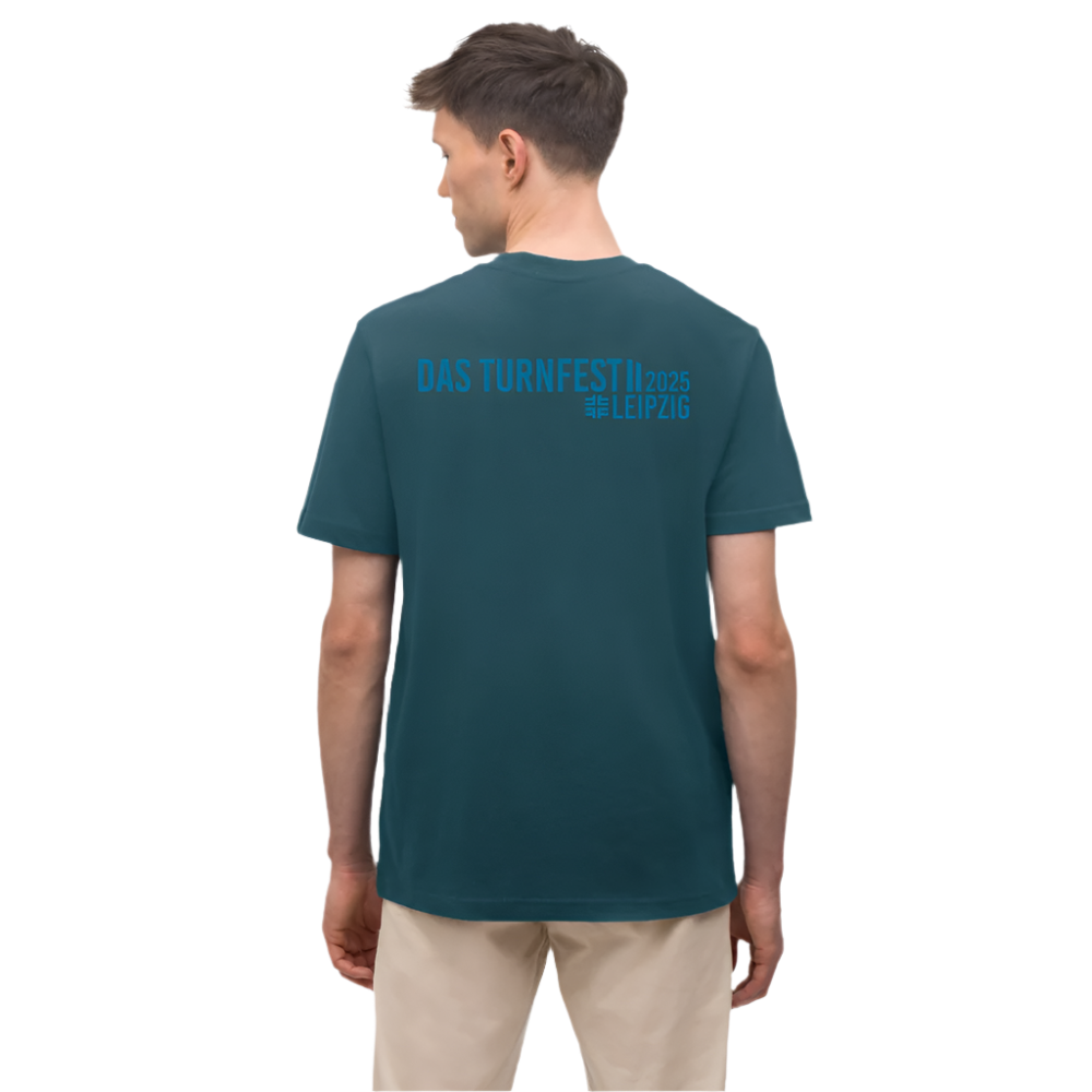 Das Turnfest 2025 - Unisex T-Shirt - Dunkles Petrol