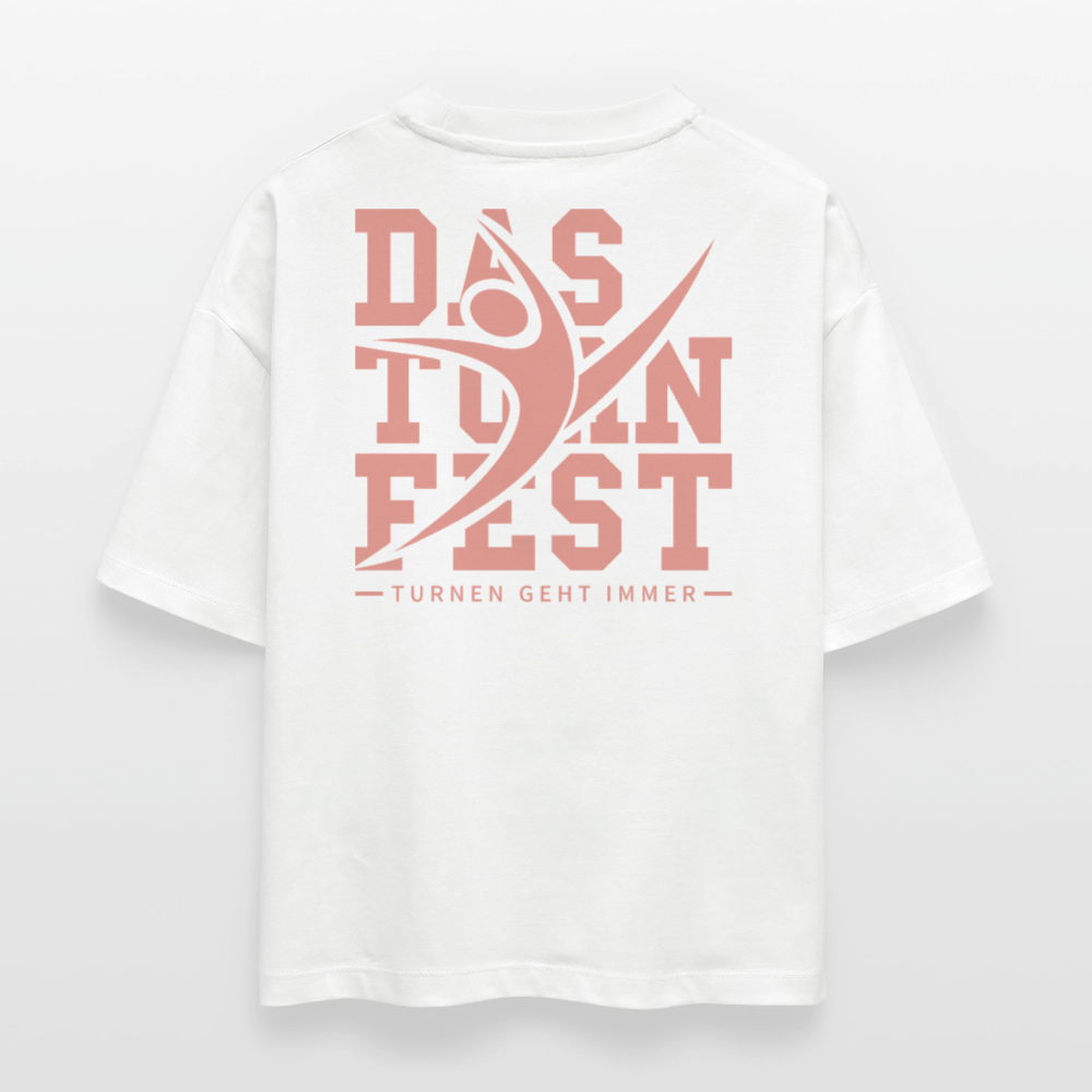 Das Turnfest 2025 (pinker Druck) - Cropped T-Shirt - Weiß