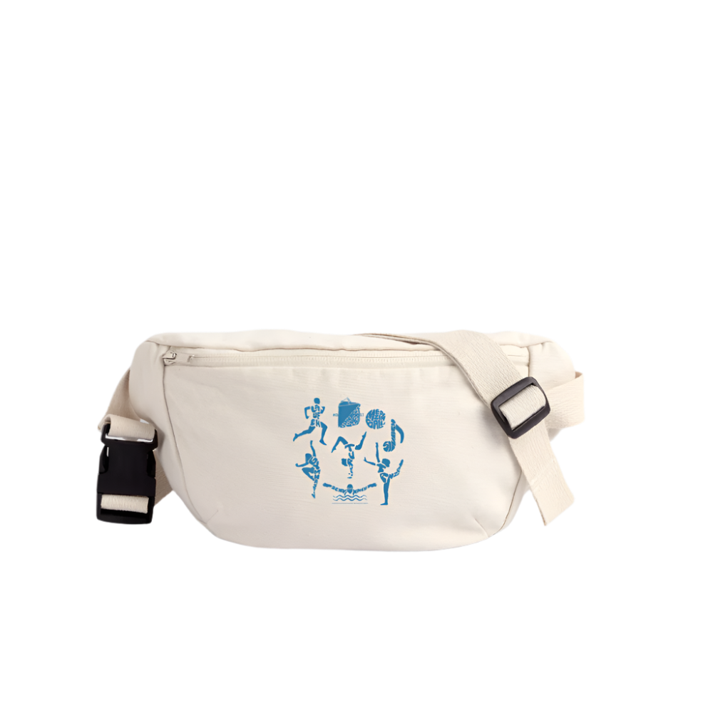 TGM/TGW - recycelte Gürteltasche - Naturweiß