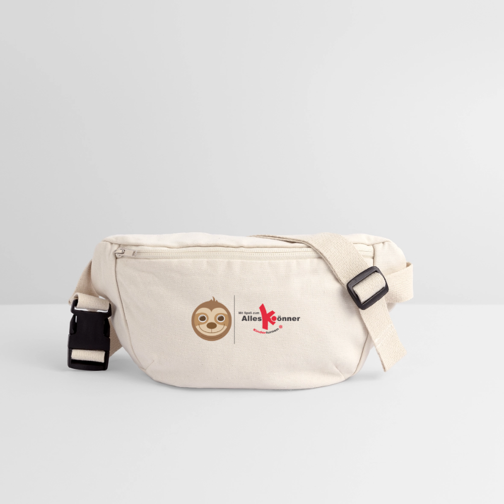 Das Turnfest x Kinderturnen - recycelte Gürteltasche - Naturweiß