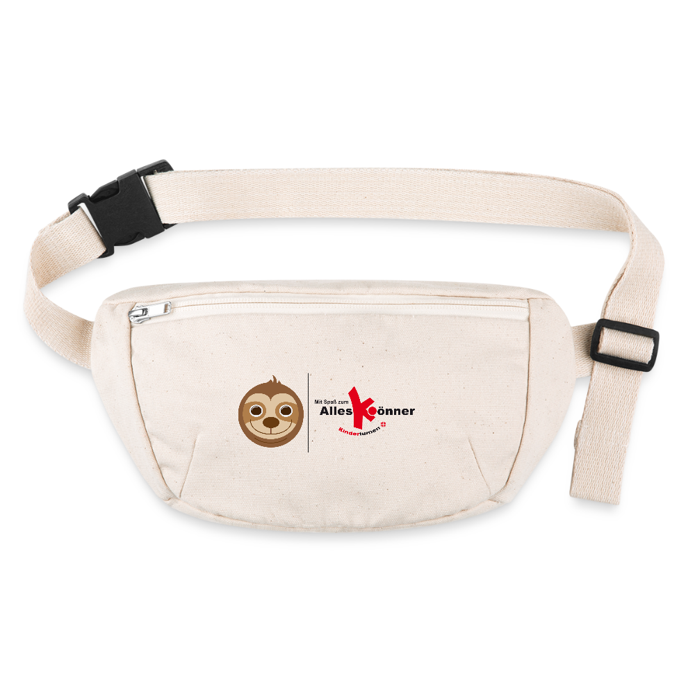 Das Turnfest x Kinderturnen - recycelte Gürteltasche - Naturweiß
