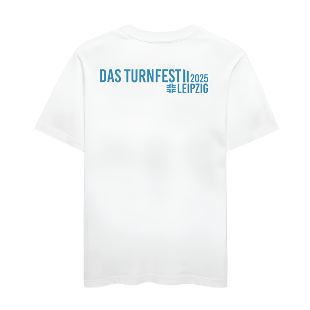 Das Turnfest 2025 - Unisex T-Shirt - Weiß