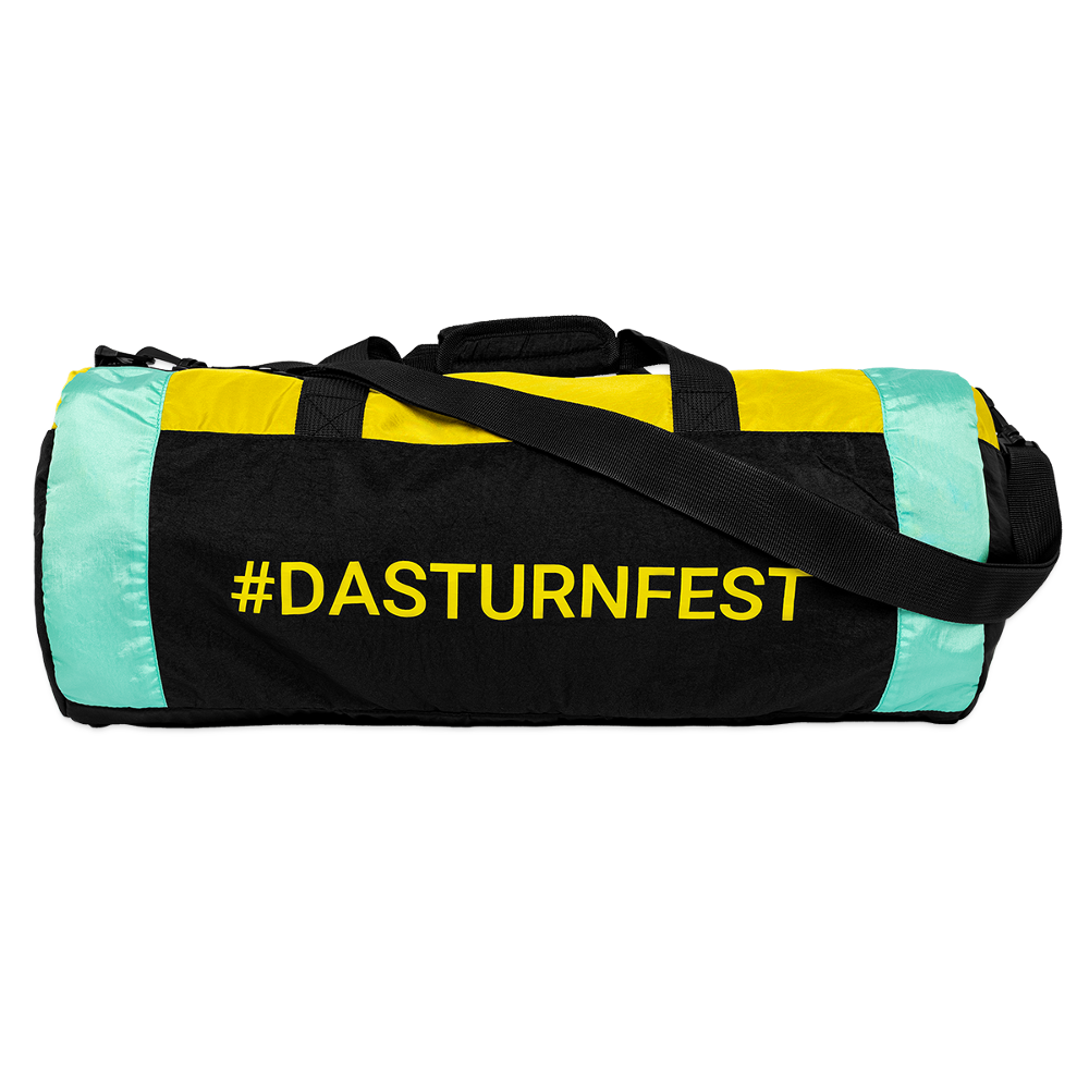 Turnfest Duffle Bag - Türkis/Gelb