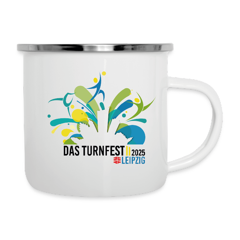 Turnen geht immer! - Emaille-Tasse