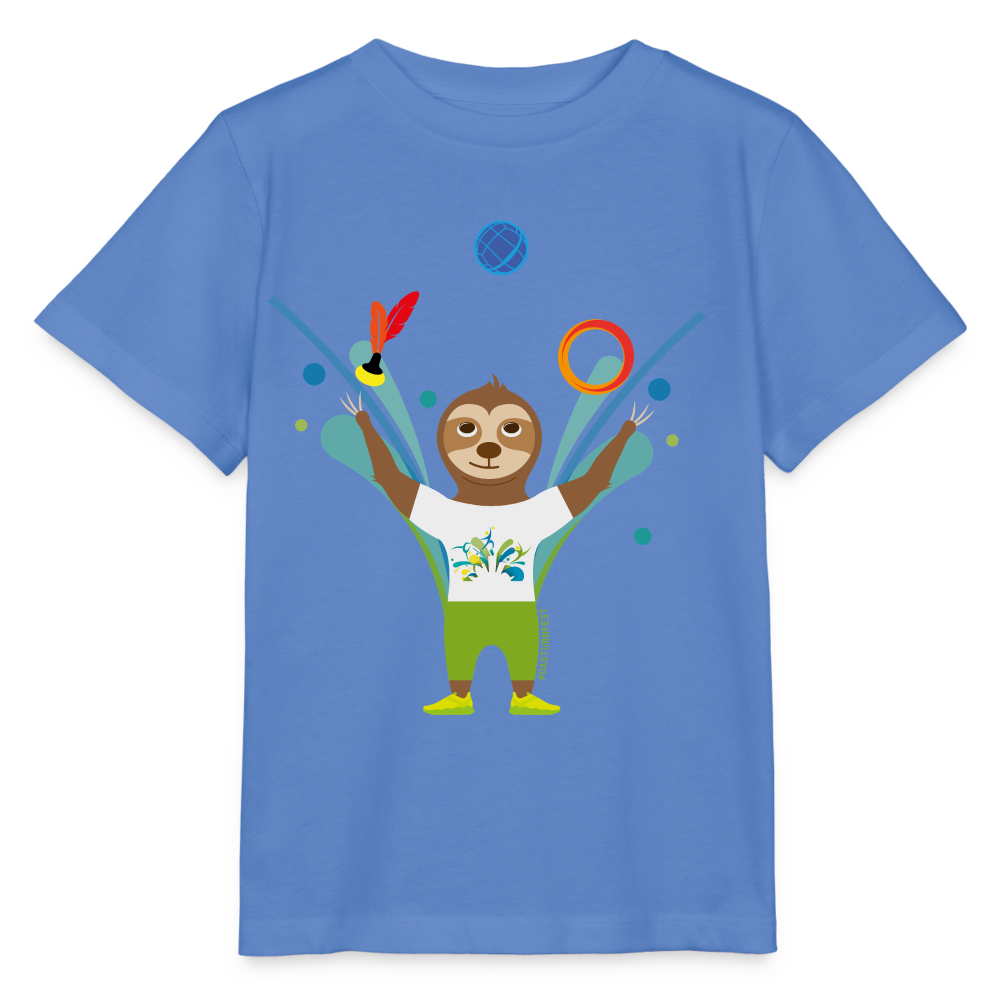 Toni das Turntier - Kinder T-Shirt - Blau