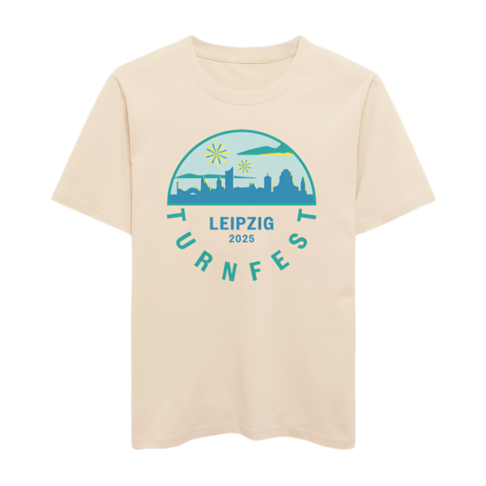 Das Turnfest 2025 -  Unisex T-Shirt - Naturweiß