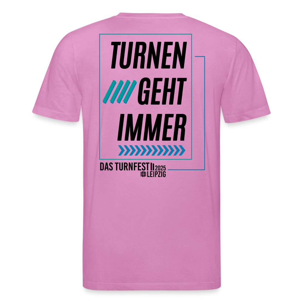 Turnen geht immer - Bio-T-Shirt - Pink