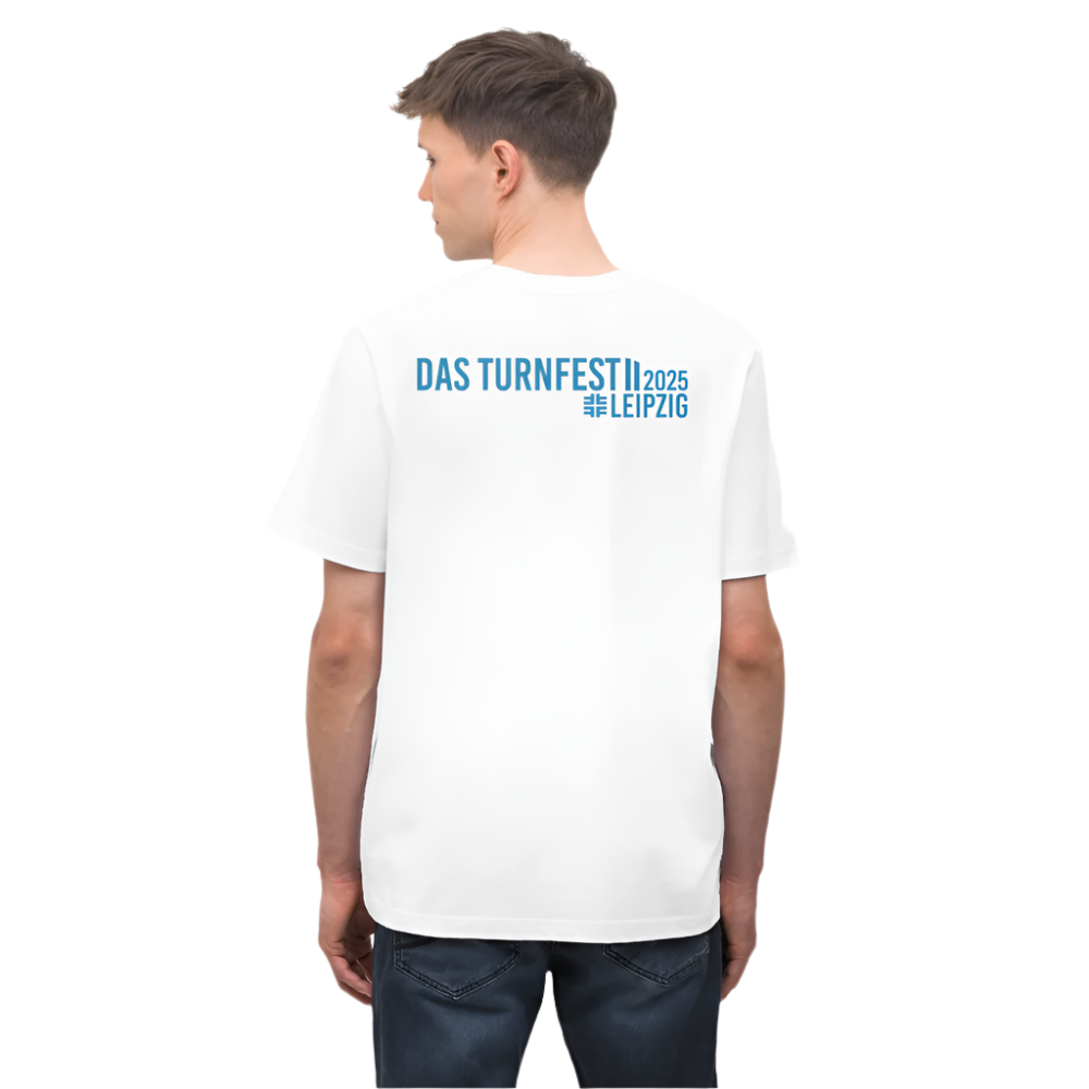 Das Turnfest 2025 -  Unisex T-Shirt - Weiß