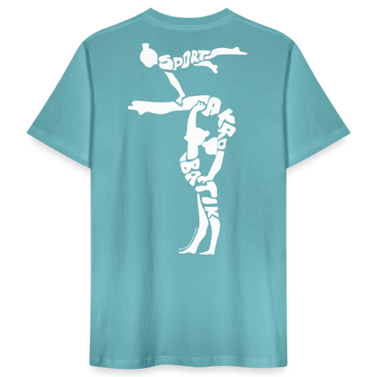 Sportakrobatik farbig - Unisex T-Shirt - Pastelltürkis