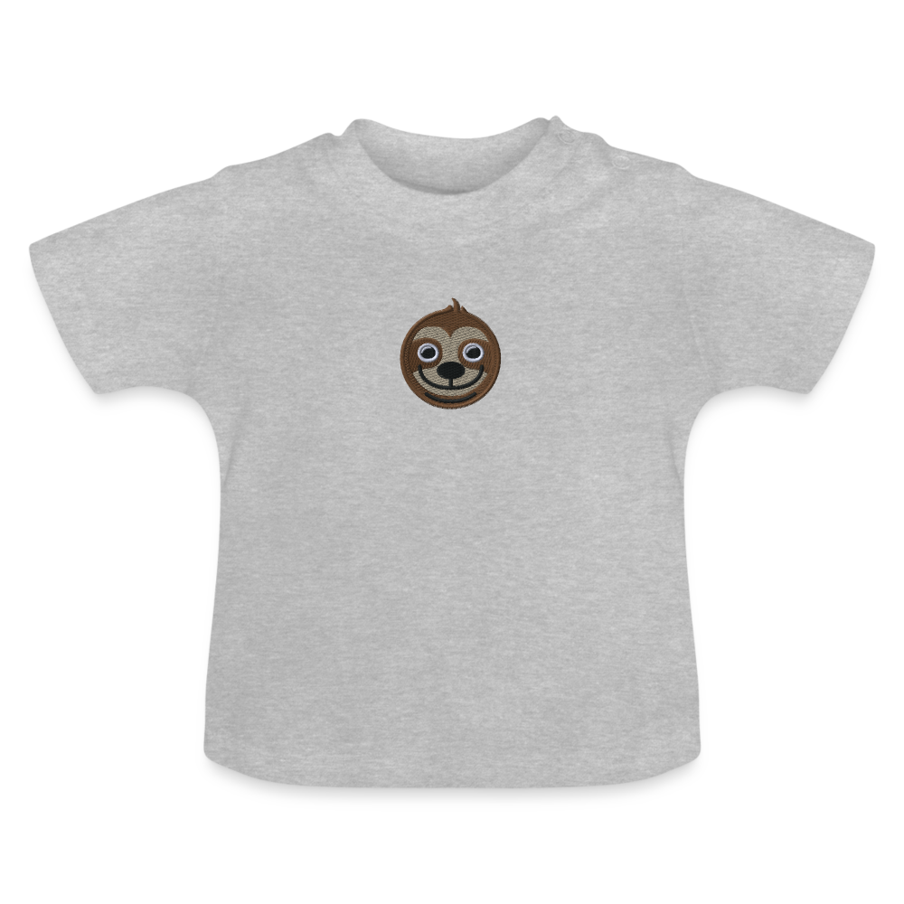 Toni das Turntier - Baby T-Shirt - Grau meliert