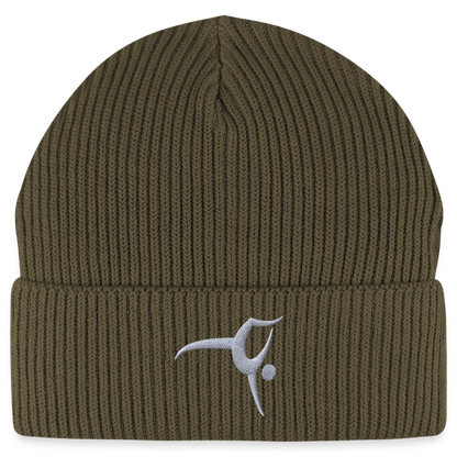 Turnfestfigur - Unisex Bio Beanie - Khaki