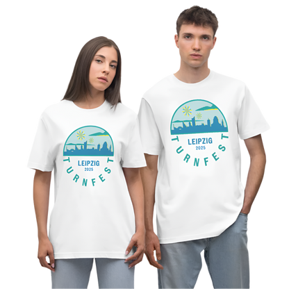 Das Turnfest 2025 -  Unisex T-Shirt - Weiß