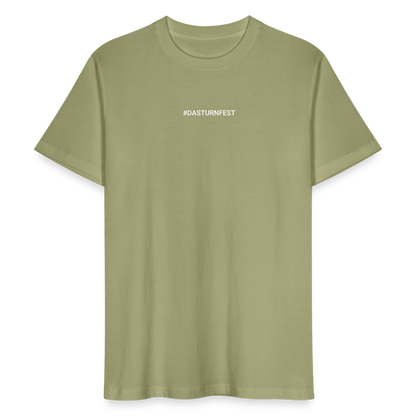 Sportakrobatik farbig - Unisex T-Shirt - Nebelgrün