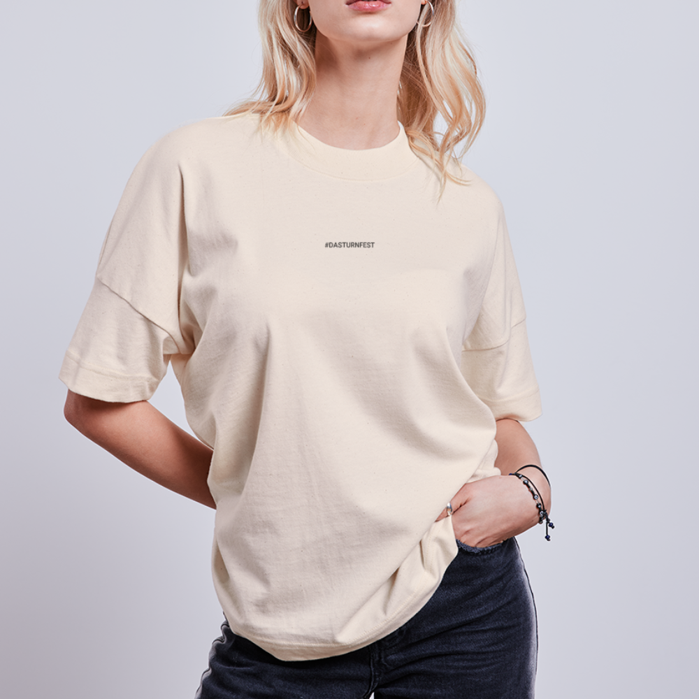 Das Turnfest 2025 - Unisex Oversize Organic T-Shirt - Naturweiß