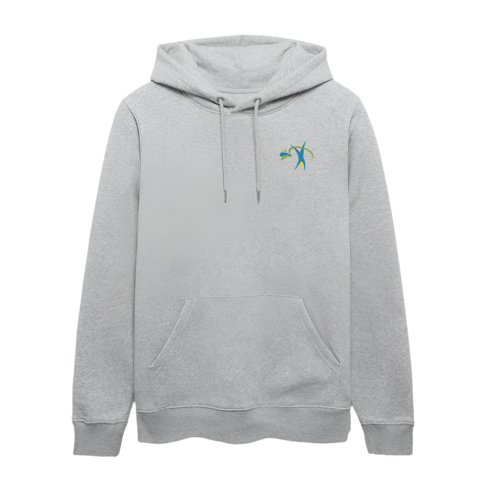 Turn-EM - Unisex Bio-Hoodie - Grau meliert