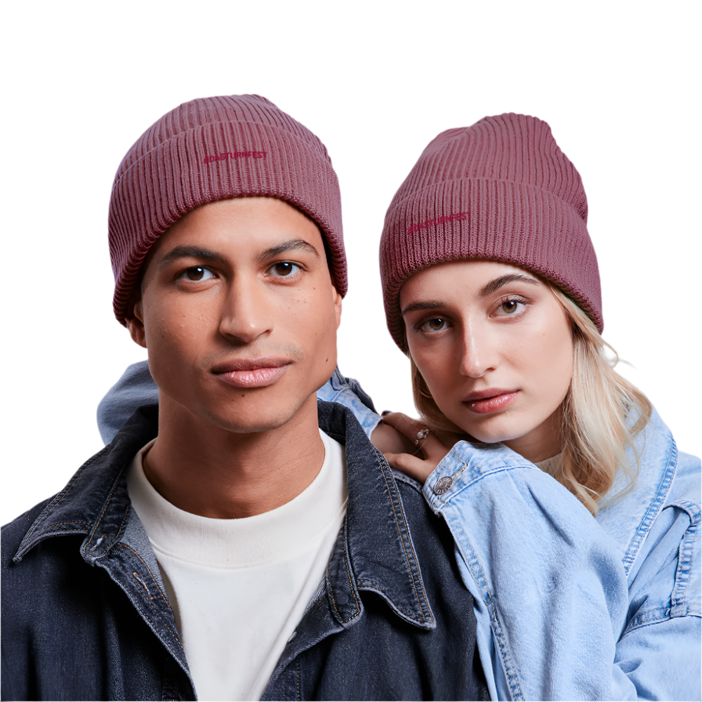 #DASTURNFEST Beanie - Unisex Bio - Hibiskusrosa