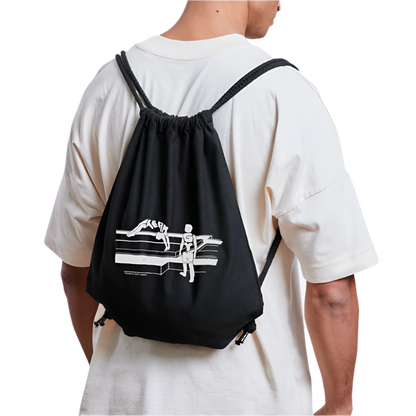 Team-Gym - recycelter Gym Bag - Schwarz