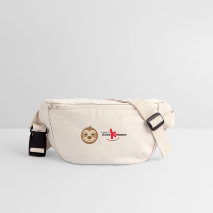 Das Turnfest x Kinderturnen - recycelte Gürteltasche - Naturweiß
