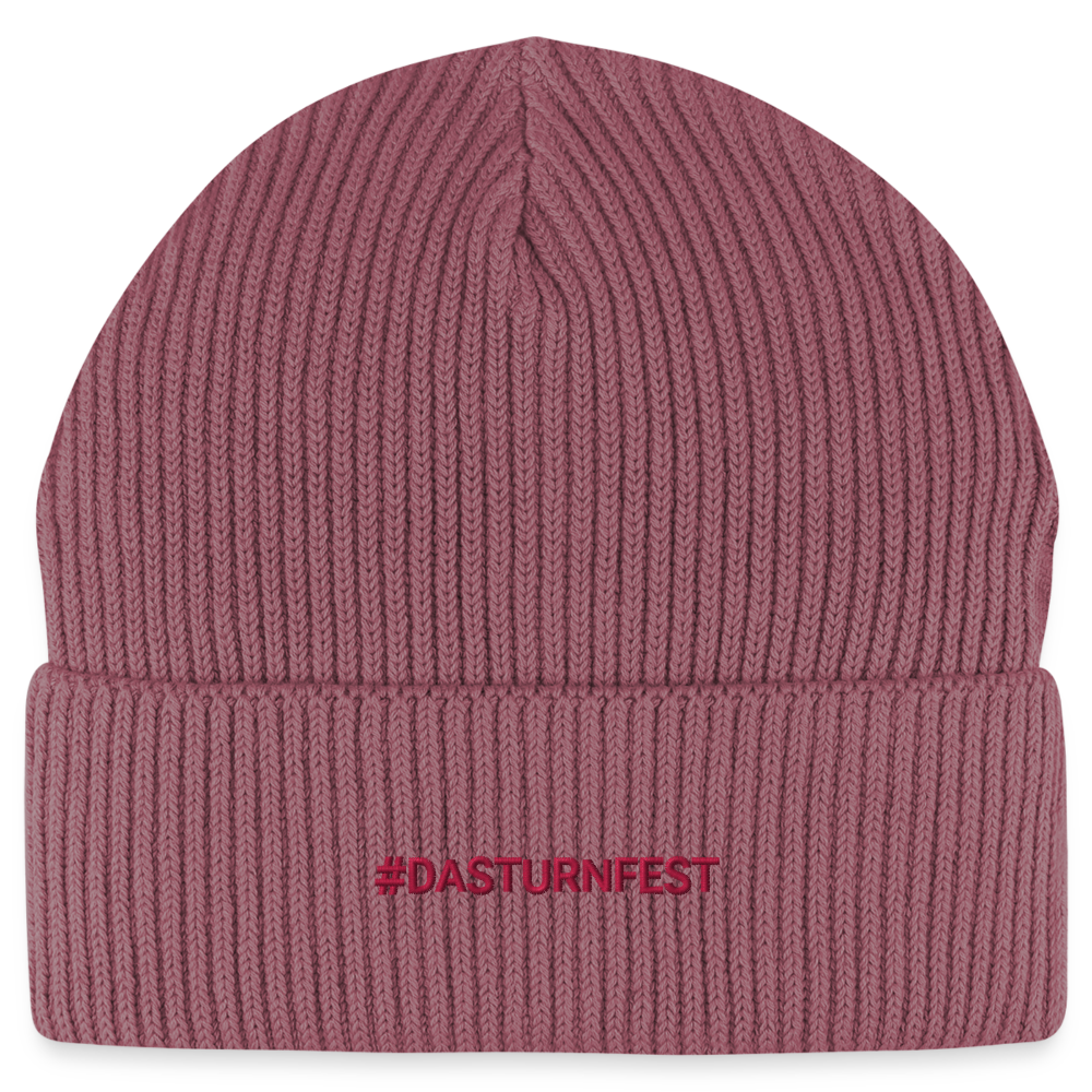 #DASTURNFEST Beanie - Unisex Bio - Hibiskusrosa