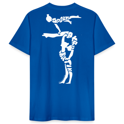 Sportakrobatik farbig - Unisex T-Shirt - Pfauenblau
