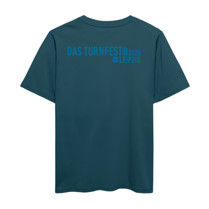 Das Turnfest 2025 -  Unisex T-Shirt - Dunkles Petrol