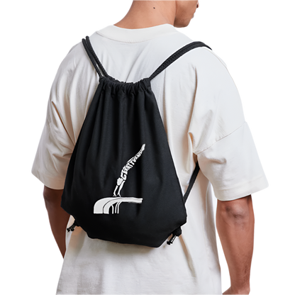 Gerätturnen - recycelter Gym Bag - Schwarz