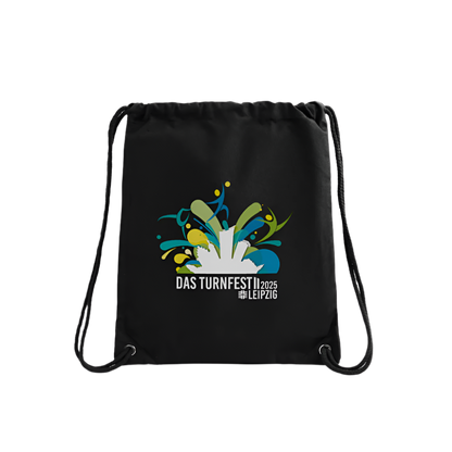 TGM/TGW - recycelter Gym Bag - Schwarz