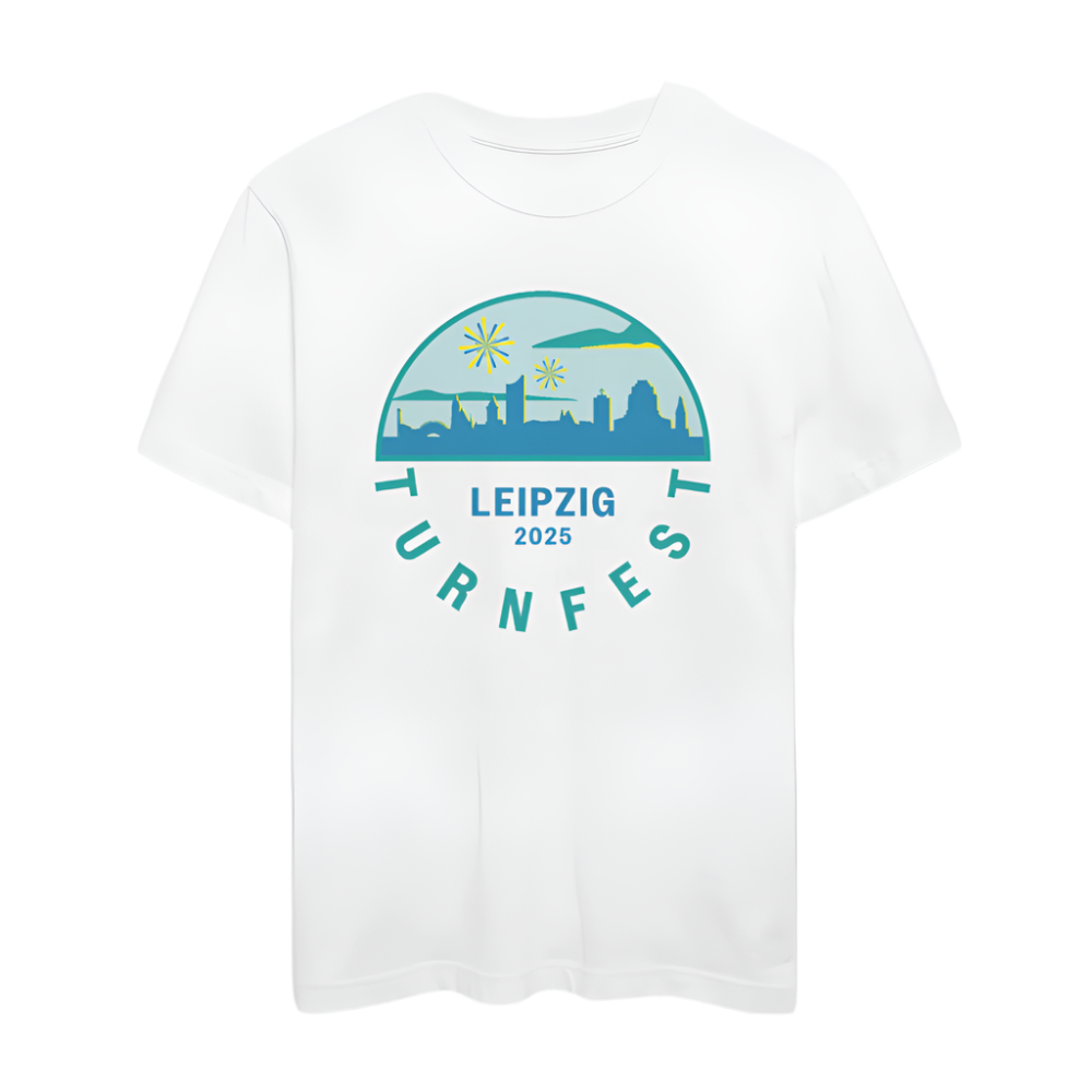 Das Turnfest 2025 -  Unisex T-Shirt - Weiß