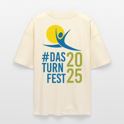 Das Turnfest 2025 - Oversized T-Shirt - Weißgrau