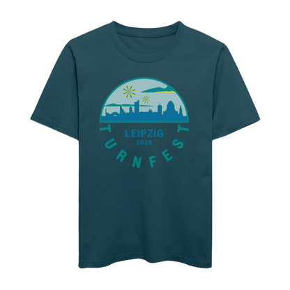 Das Turnfest 2025 -  Unisex T-Shirt - Dunkles Petrol