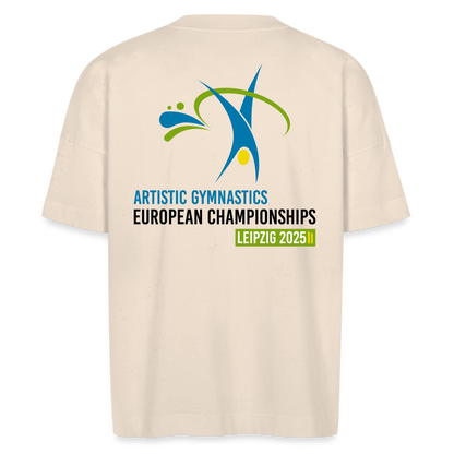 Turn EM - Unisex Oversize Bio-T-Shirt - Naturweiß