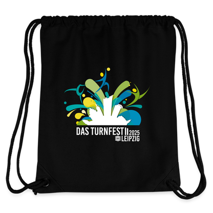 Sportakrobatik - recycelter Gym Bag - Schwarz