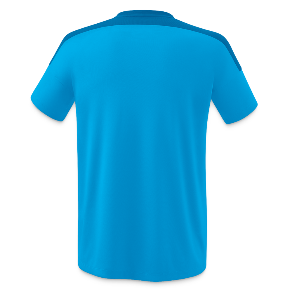 ERIMA T-Shirt Herren - Turnfest Edition - Curacaoblau/Azurblau/Weiß