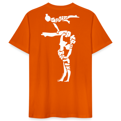Sportakrobatik farbig - Unisex T-Shirt - Tieforange