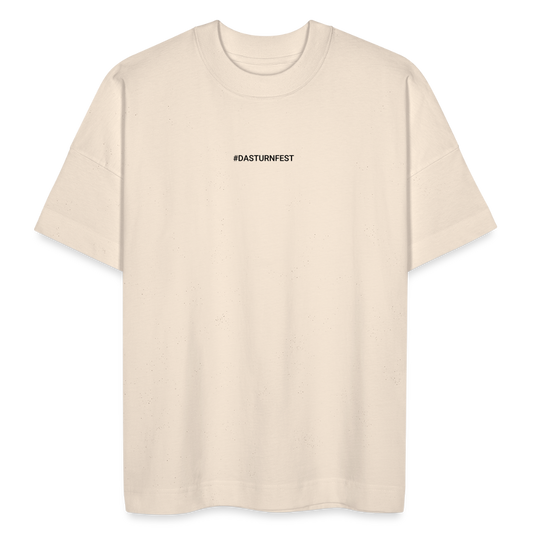 Das Turnfest 2025 - Unisex Oversize Organic T-Shirt - Naturweiß